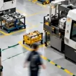 Editorial image showing production floor layout.